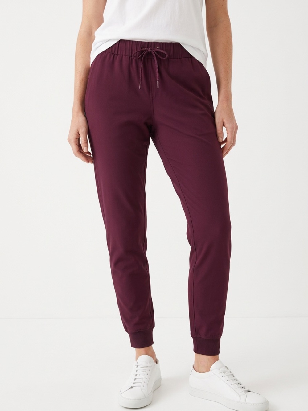 LULULEMON | NEW On the Fly Woven Jogger Pants Cassis Burgundy Women’s Size 8